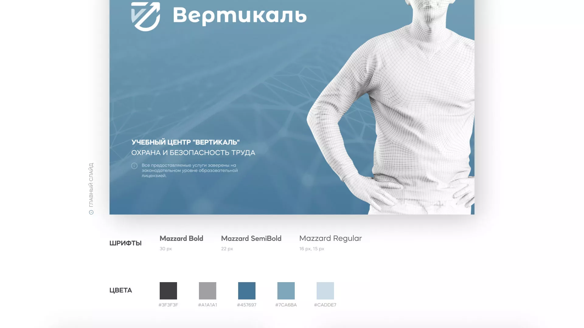 Разработка презентации для учебного центра «Вертикаль» в Котельниче