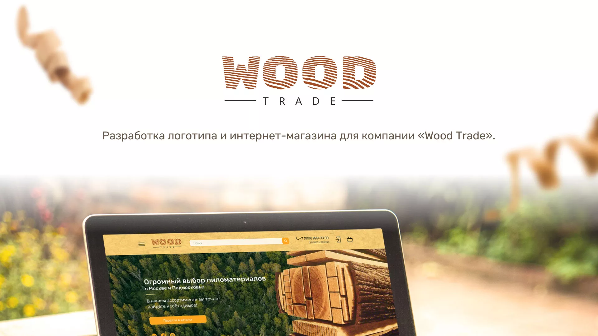 Разработка интернет-магазина компании «Wood Trade» в Котельниче
