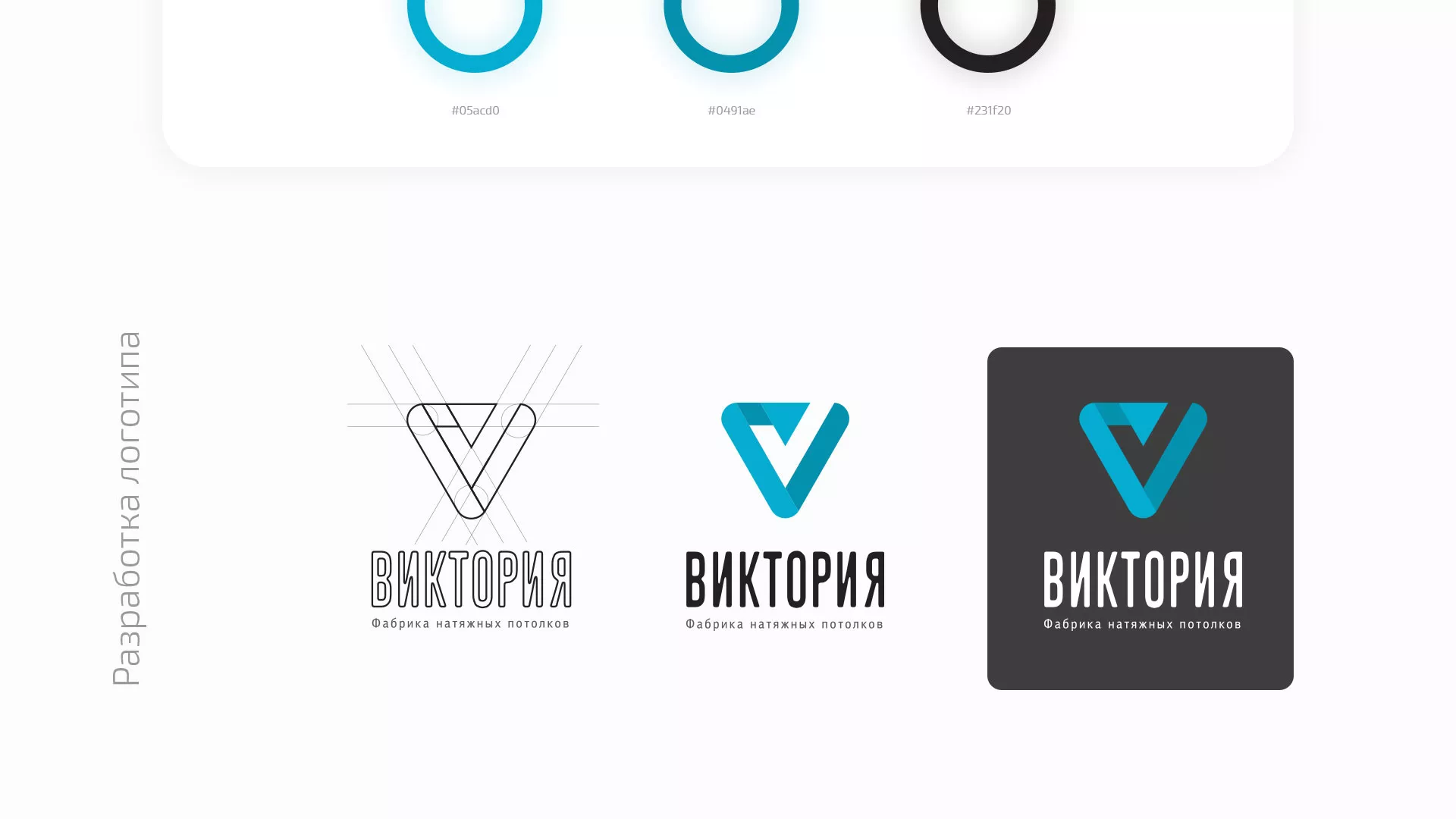 Разработка фирменного стиля компании по продаже и установке натяжных потолков в Котельниче