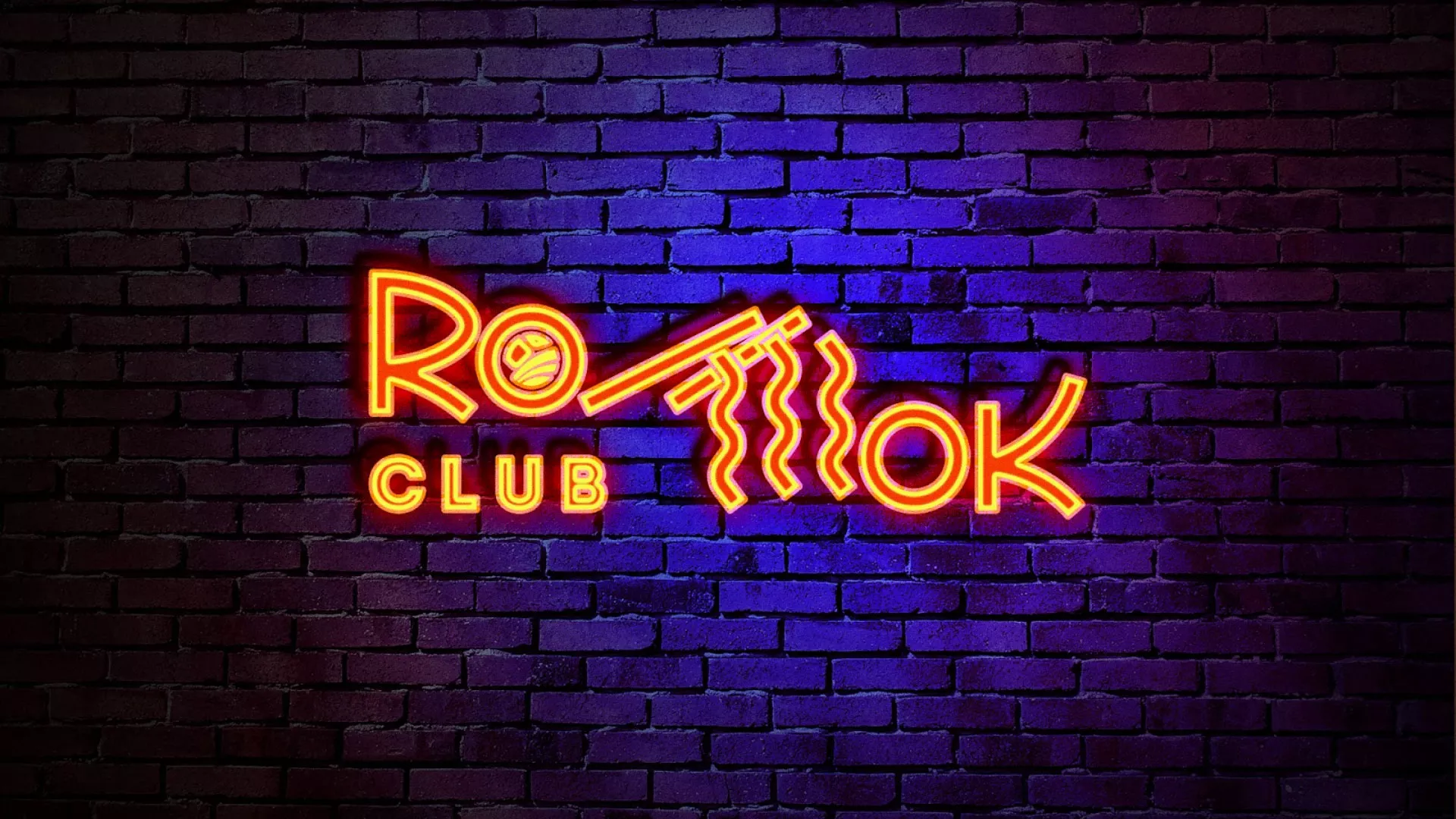 Разработка интерьерной вывески суши-бара «Roll Wok Club» в Котельниче